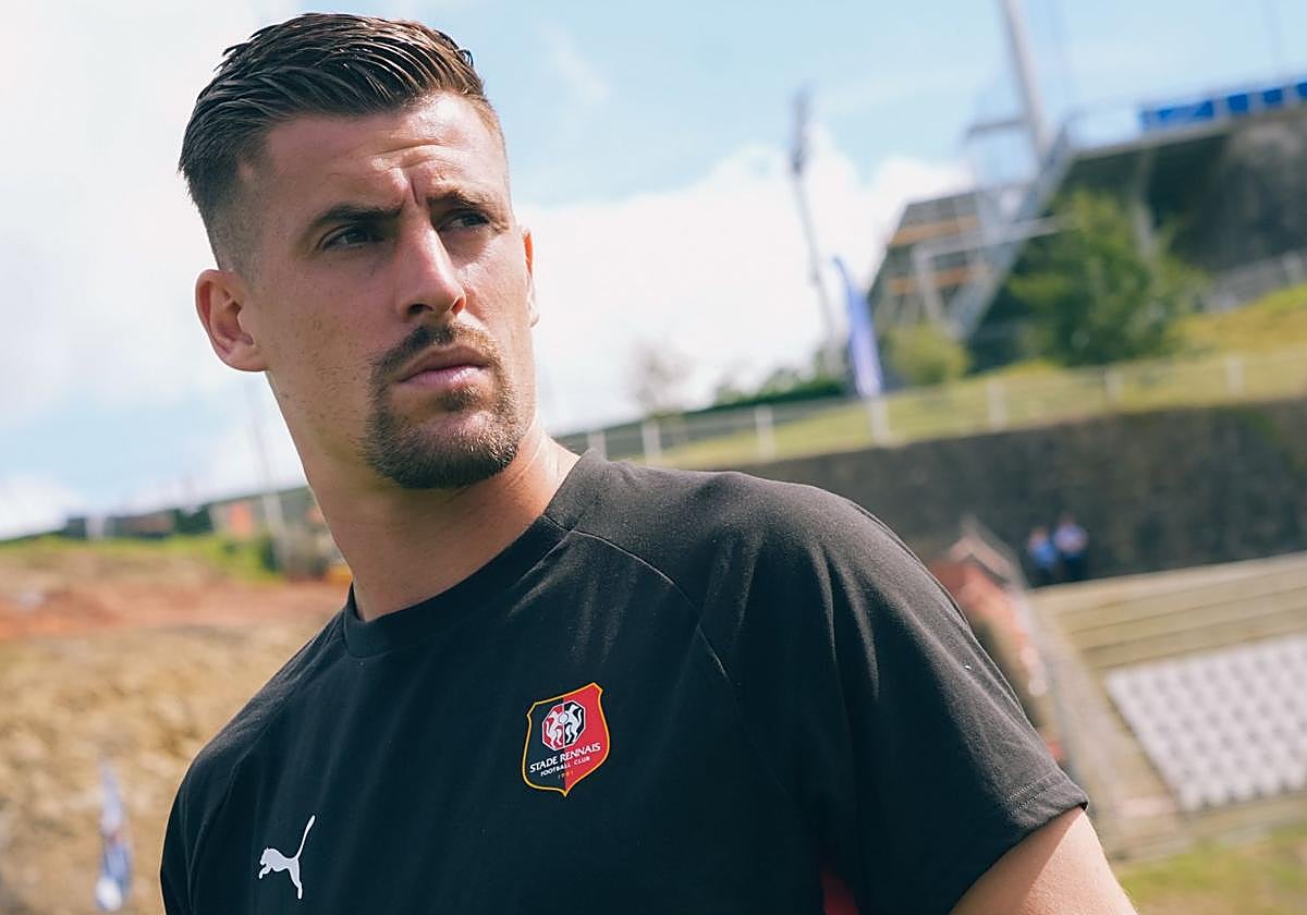 Baptiste Santamaria, durante esta pretemporada.