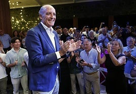 Francisco Camps, en el acto organizado en Aldaia con simpatizantes y exdirigentes del PP.