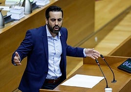 El portavoz parlamentario socialista, José Muñoz