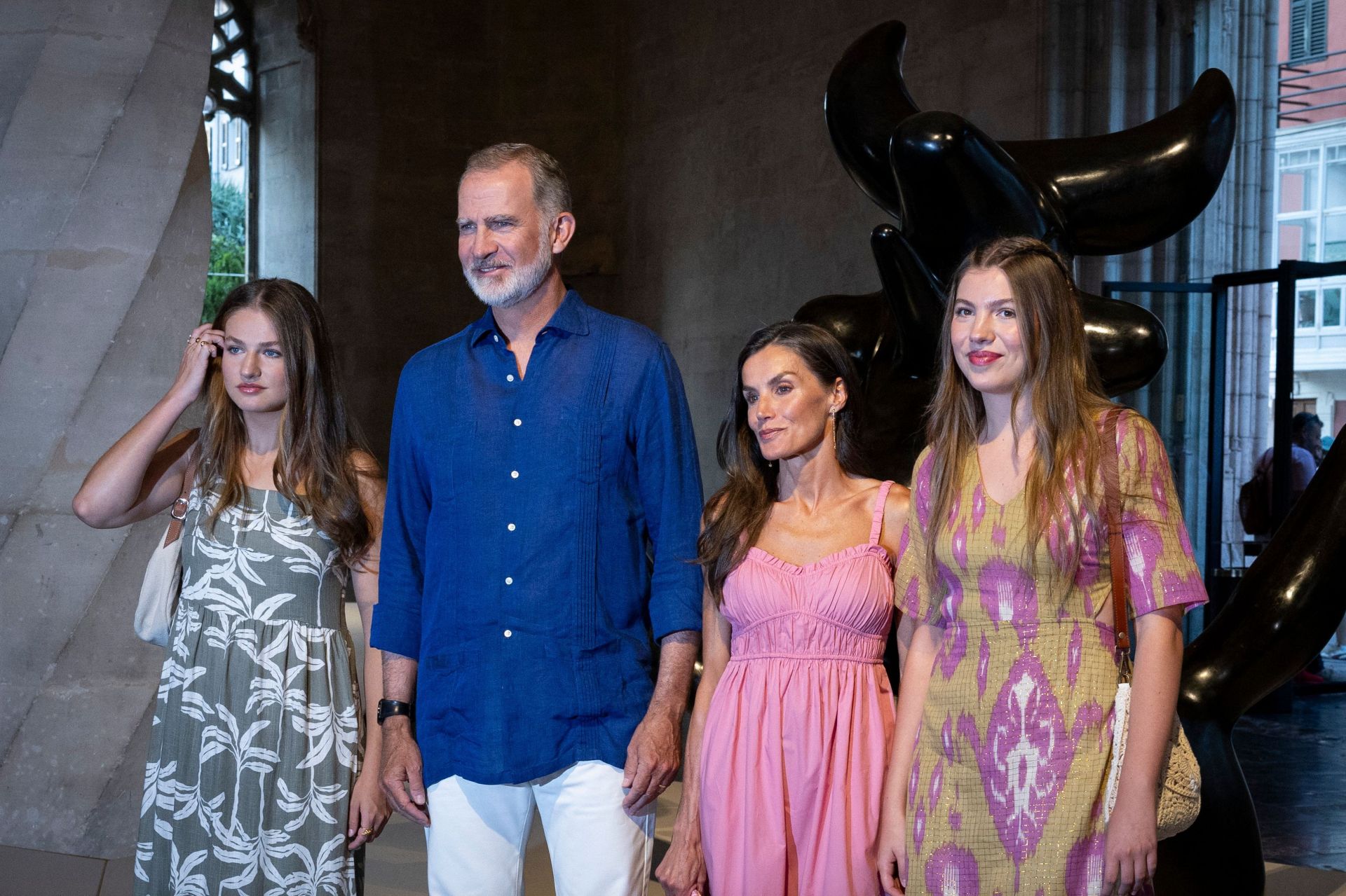 La reina Letizia deslumbra en su último día en Mallorca