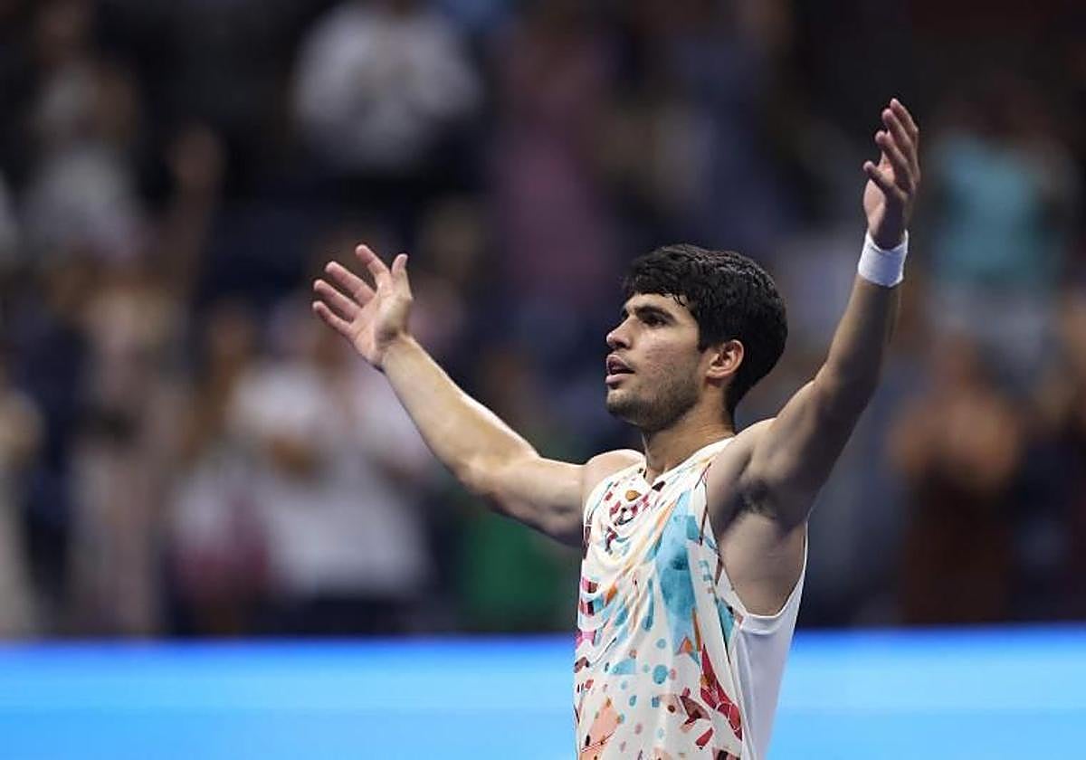 Alcaraz, en el US Open 2023.