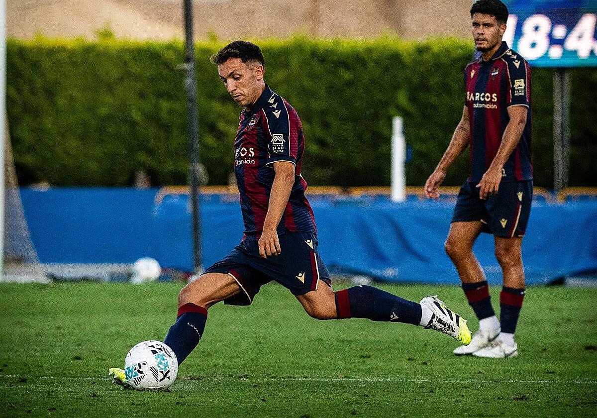 Olasagasti, durante un partido de pretemporada.