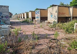 El estado actual de los 200 paelleros que fueron estrenados en 2007.