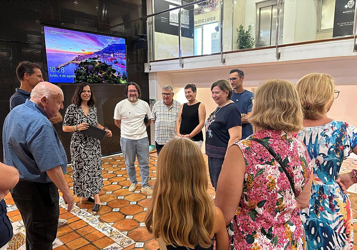 Presentación del homenaje en Mestalla.