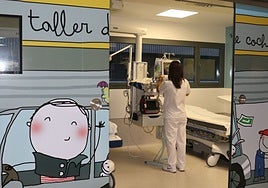 Planta de pediatría de un hospital.