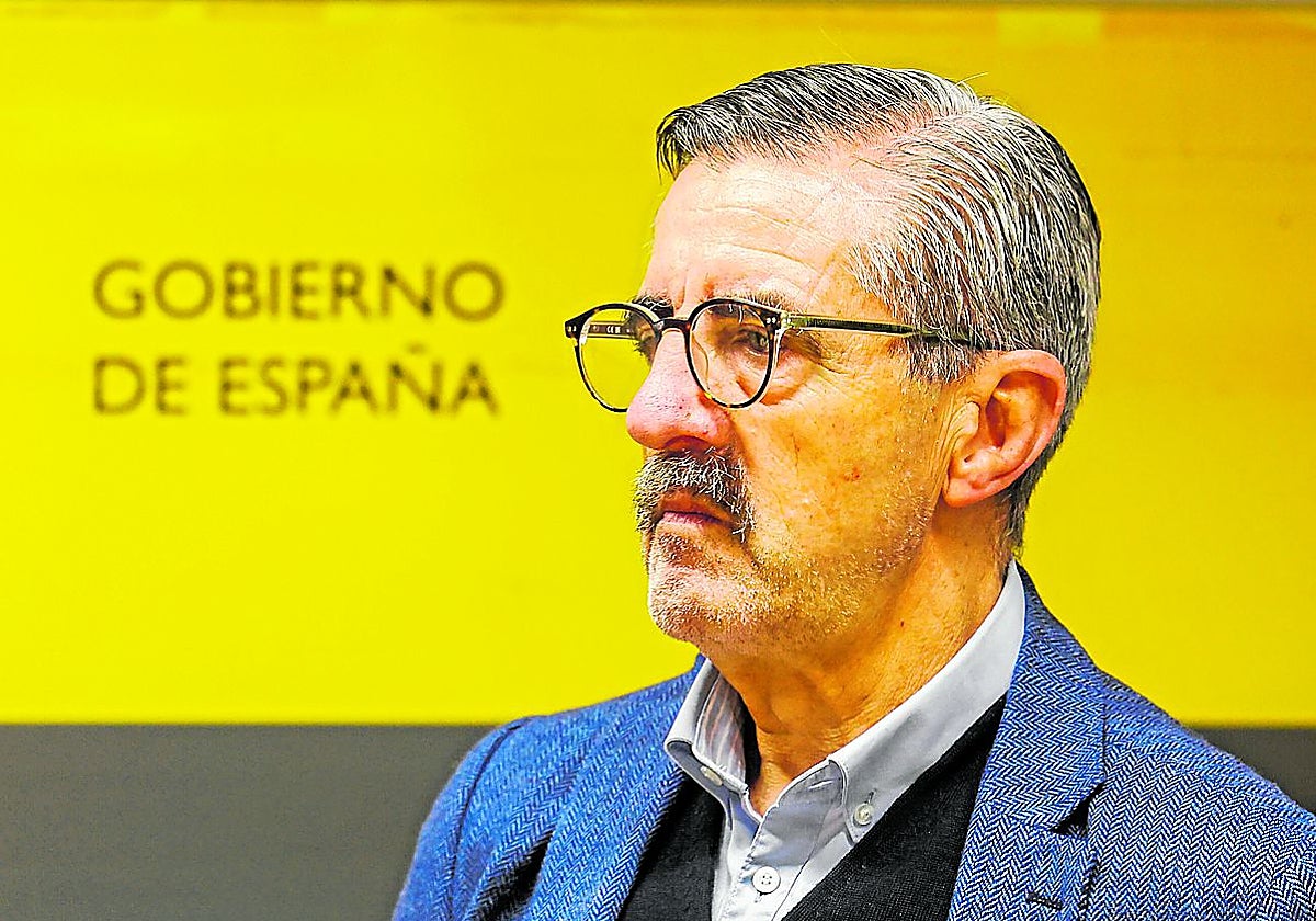 José María Ángel, en uno de sus actos como comisionado de la dana.