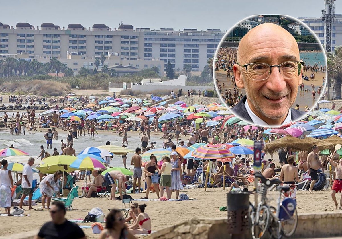 Imagen de archivo junto a la imagen del doctor Manuel Salvador.