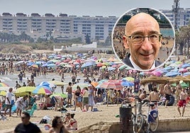 Imagen de archivo junto a la imagen del doctor Manuel Salvador.