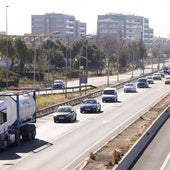 La V-30 a la altura de Paterna.