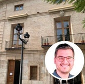 Ajuntament de Catarroja. A la derecha, el concejal socialista de Catarroja, Miquel Verdeguer.