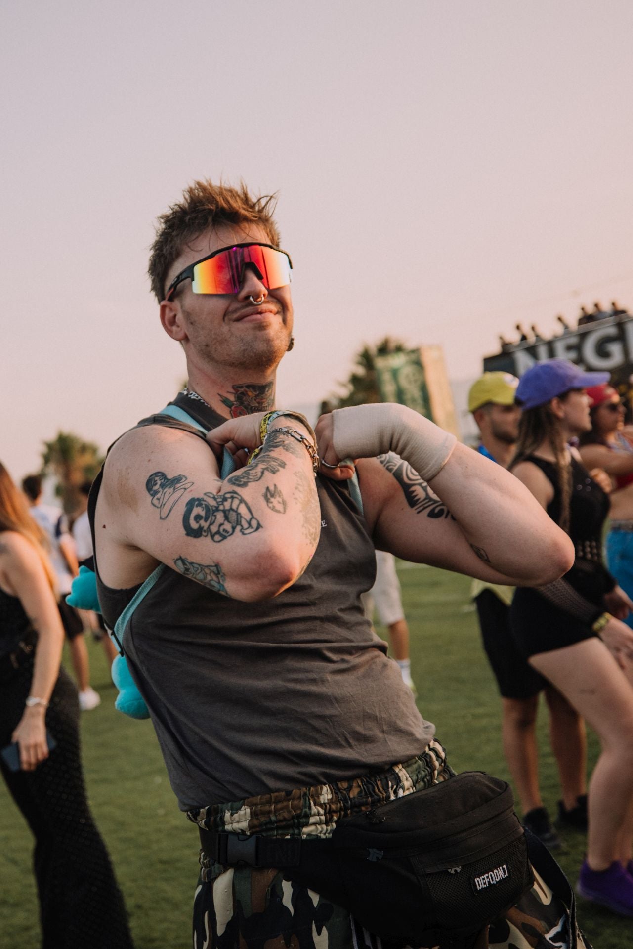 Fotos: Un show de fuegos artificiales y 250 drones ilumina el cielo del Medusa
