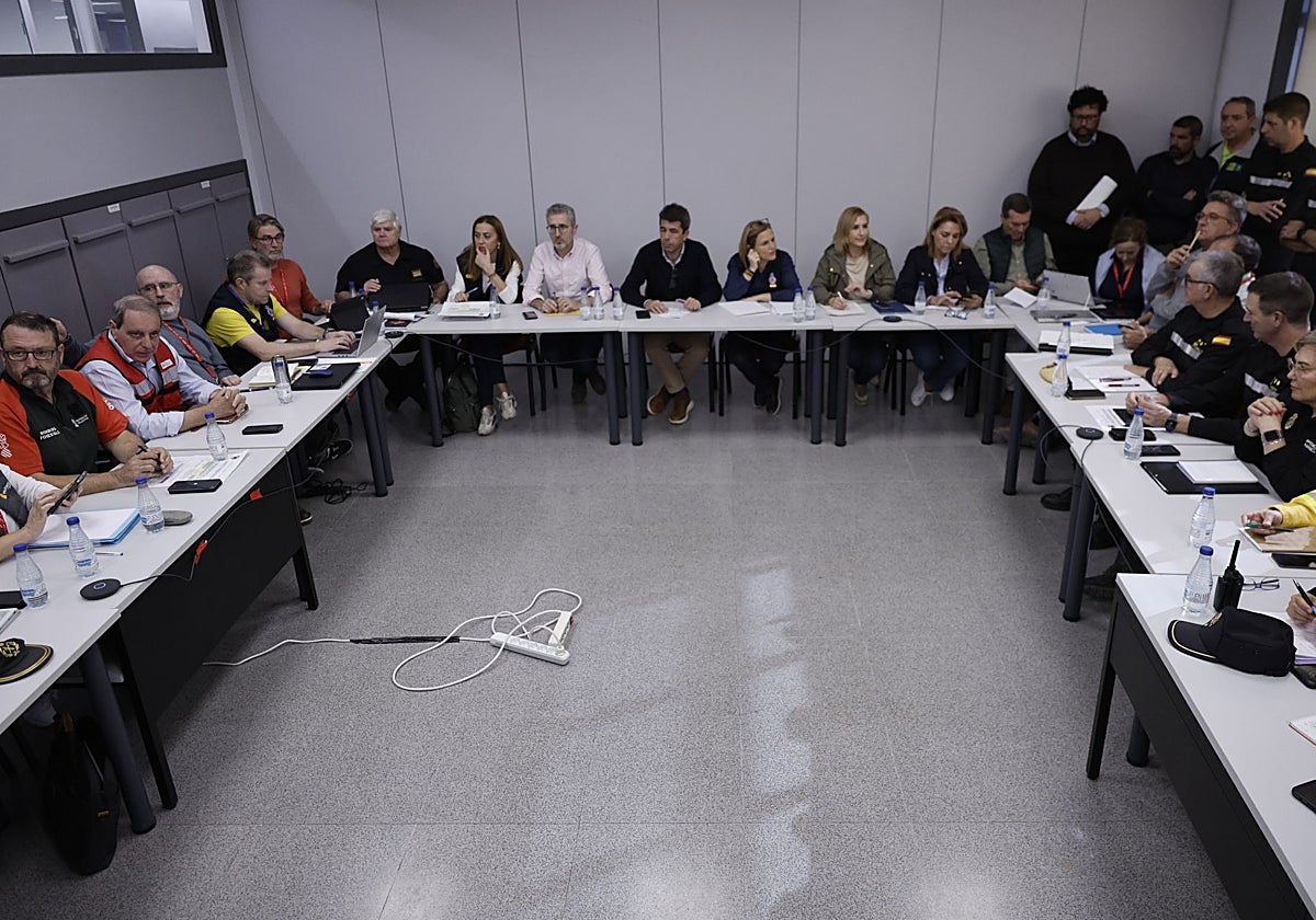 Una reunión del Cecopi en una imagen de archivo.