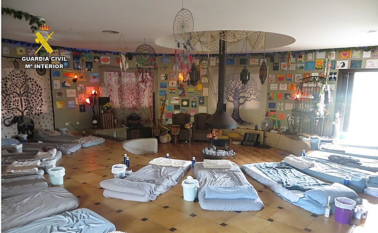 Habiación donde se realizaban las 'viajes astrales'.