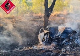 Un herido grave tras un accidente de tráfico en la incorporación a la AP-7 en Altea