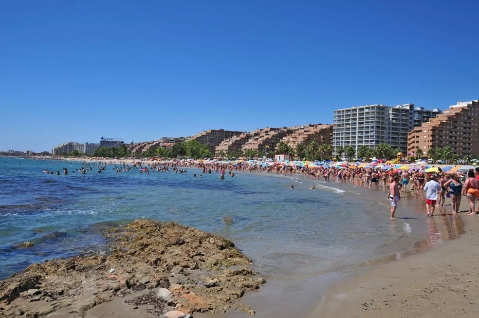 Playa de Les Amplàries en Oropesa.