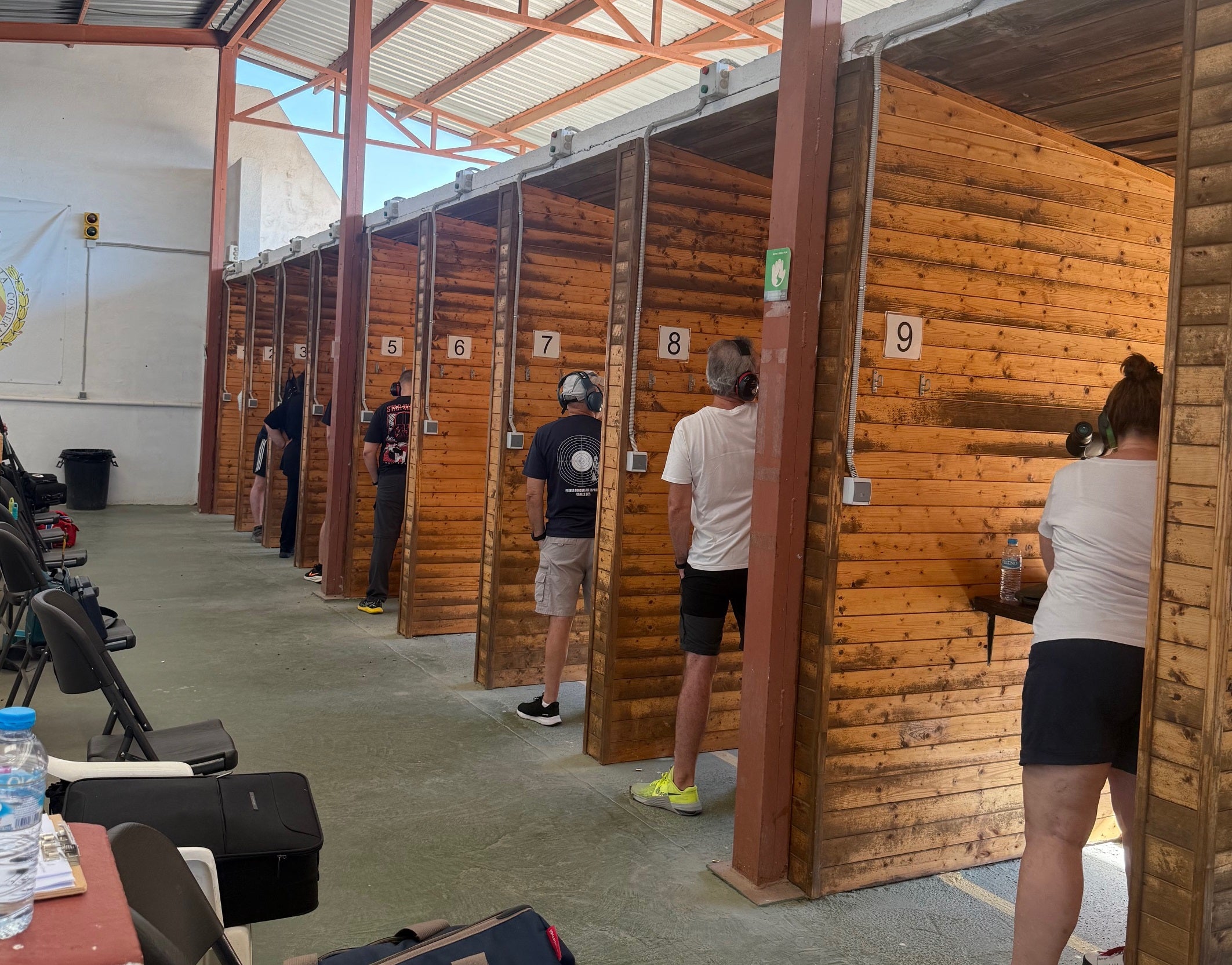 Participantes de la XLIII edición de la Tirada de la Fira d'Agost de Xàtiva.