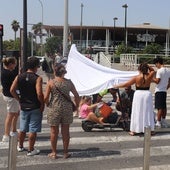 El joven herido tras un accidente de patinete junto a la Ciudad de las Artes y las Ciencias de Valencia.