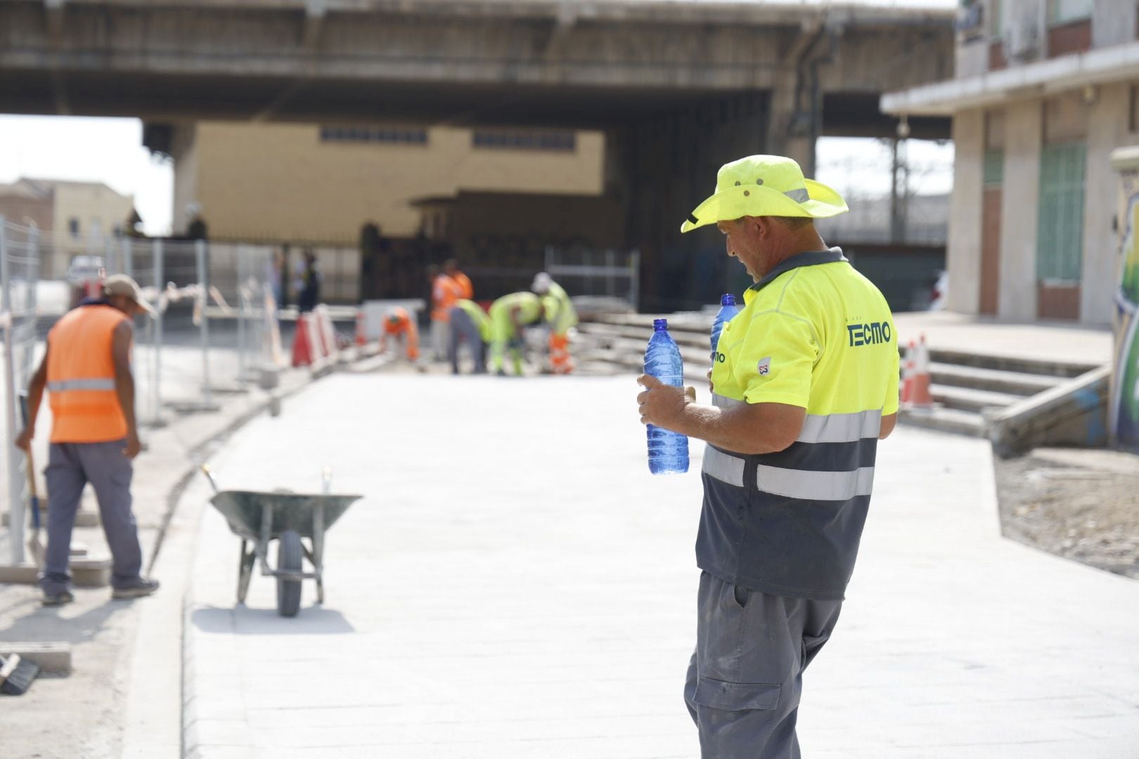 El Ayuntamiento ultima la mejora del acceso peatonal al apeadero de la Font de Sant Lluís