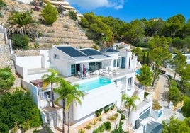 La vivienda ubicada en Altea.