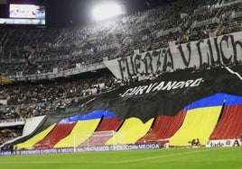 Tifo de la Curva Nord