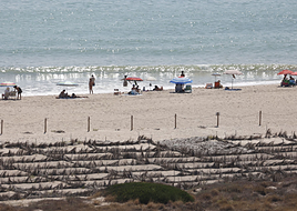 Playa de la Garrofera, en El Saler