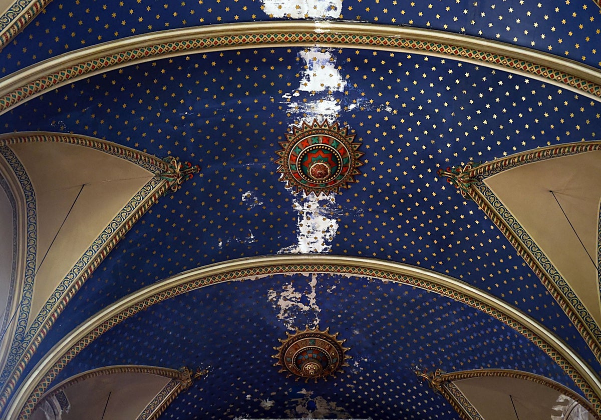 Bóveda estrellada de la iglesia de Jesuitas, junto al Jrdín Botánico.