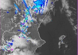 Imagen del radar esta tarde de miércoles.