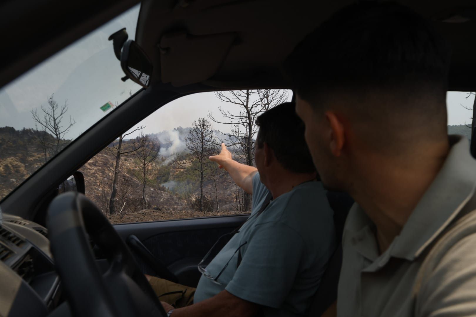 El incendio de Teresa de Cofrentes, en imágenes
