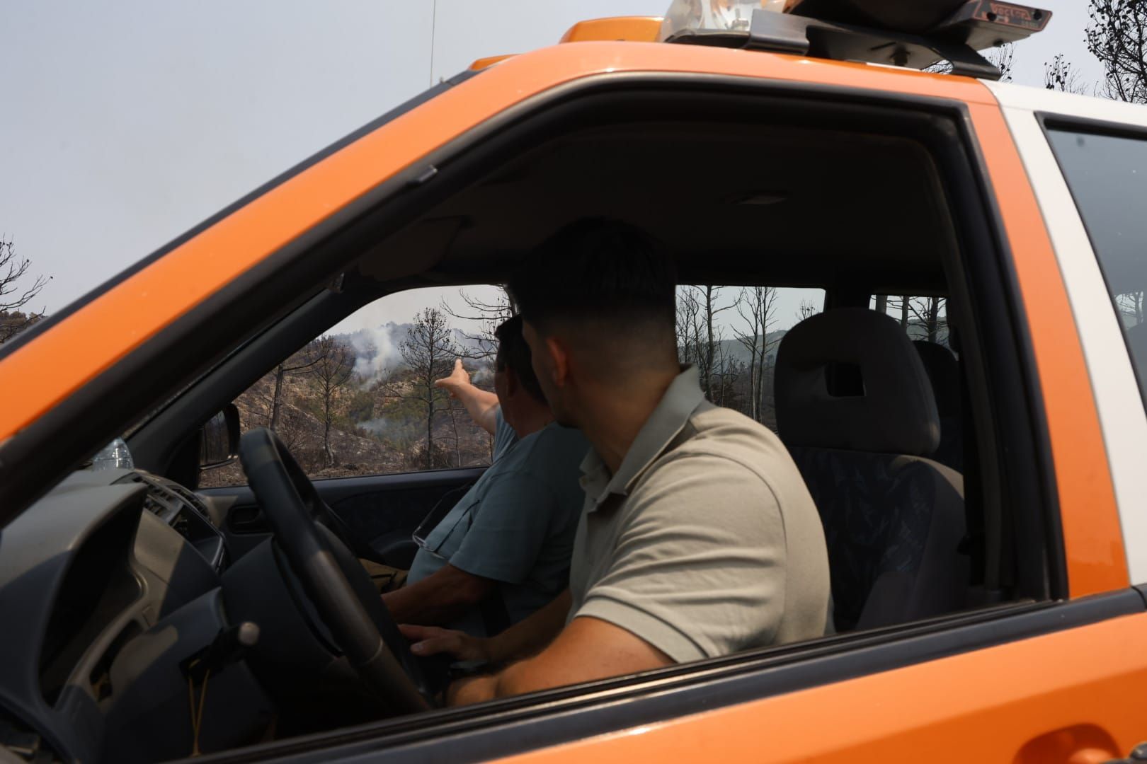 El incendio de Teresa de Cofrentes, en imágenes