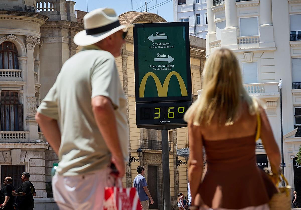 Calor en Valencia.