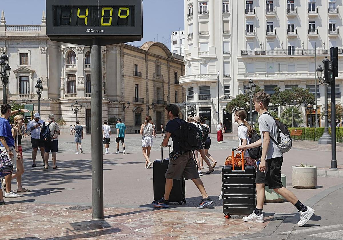 Temperaturas de 40 grados en Valencia.