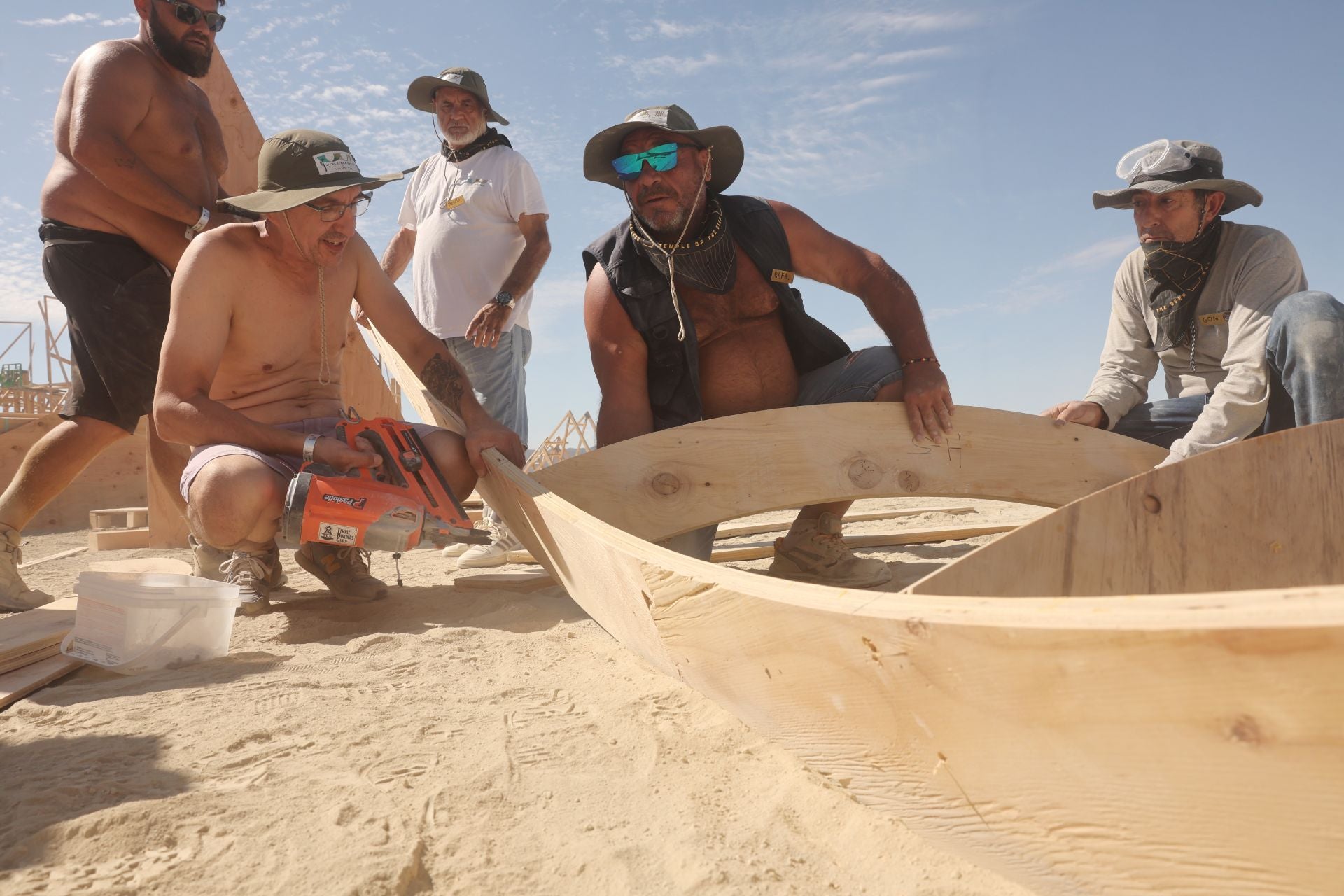 Una falla de vareta en el desierto de Nevada