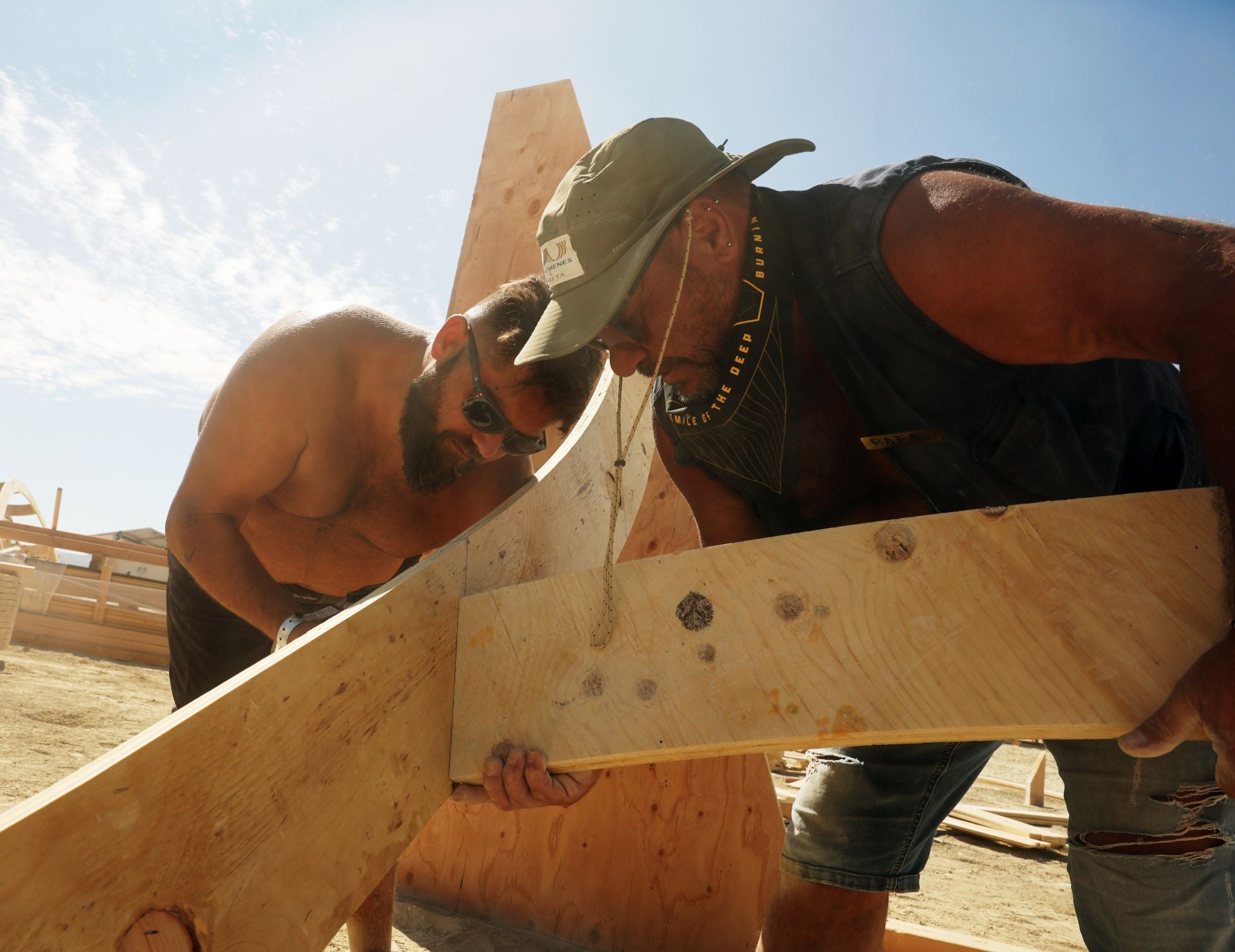 Una falla de vareta en el desierto de Nevada