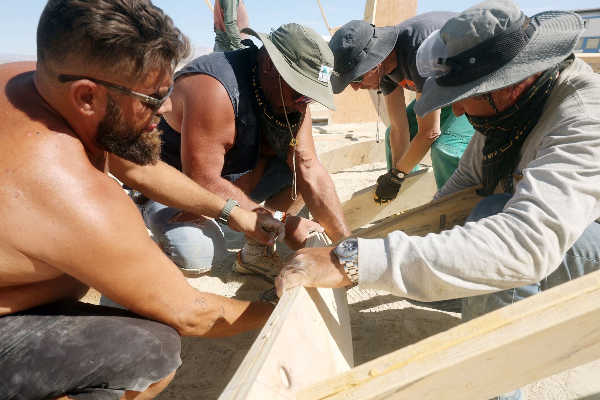 Una falla de vareta en el desierto de Nevada