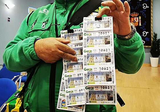 Un quiosco de la ONCE en una imagen de archivo.