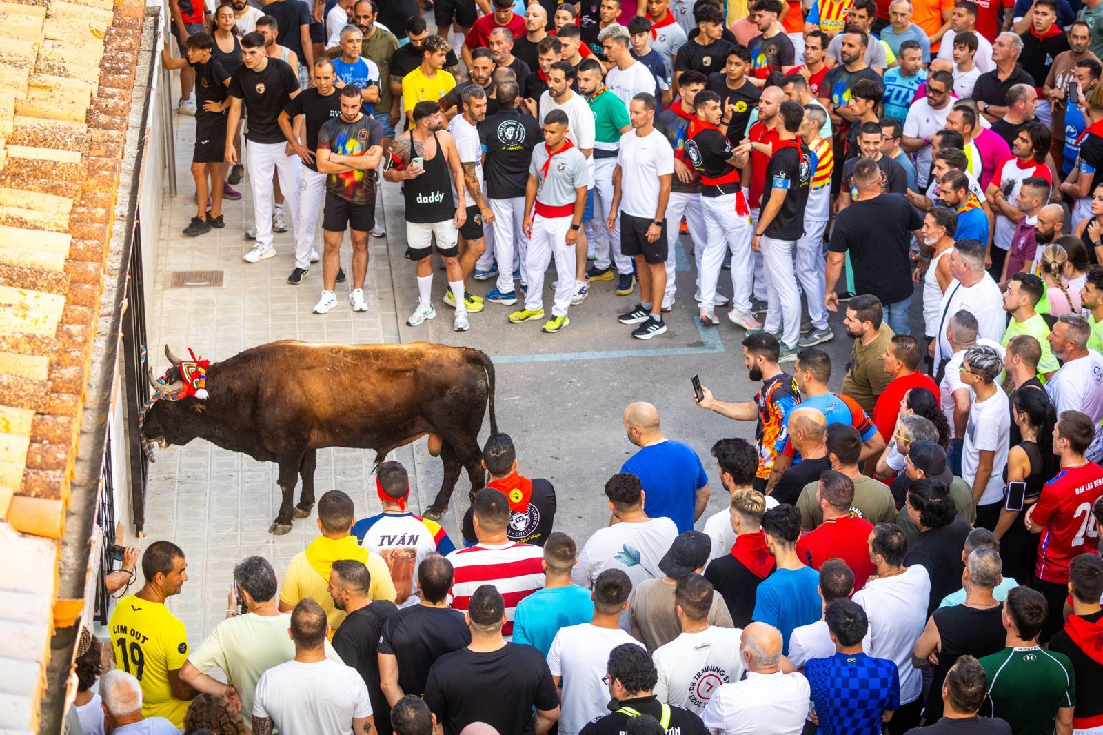 El Torico ya corre por las calles de Chiva como bálsamo contra la dana