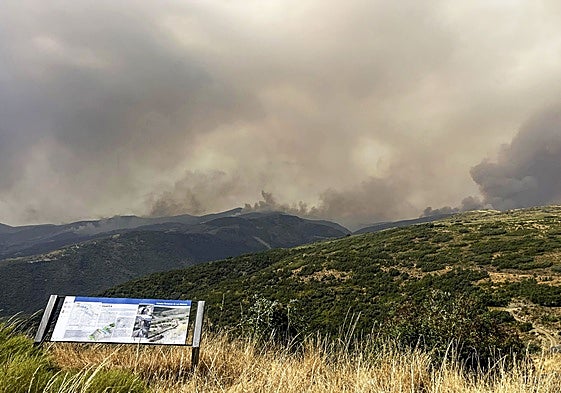 Imagen de archivo de un incendio forestal.