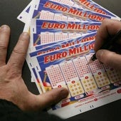 Un boleto de Euromillones validado en Valencia.