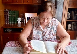 La lectora María Rosario.