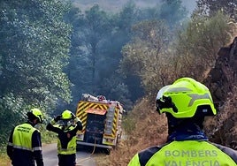 Efectivos de Bomberos del Ayuntamiento, en León esta semana.