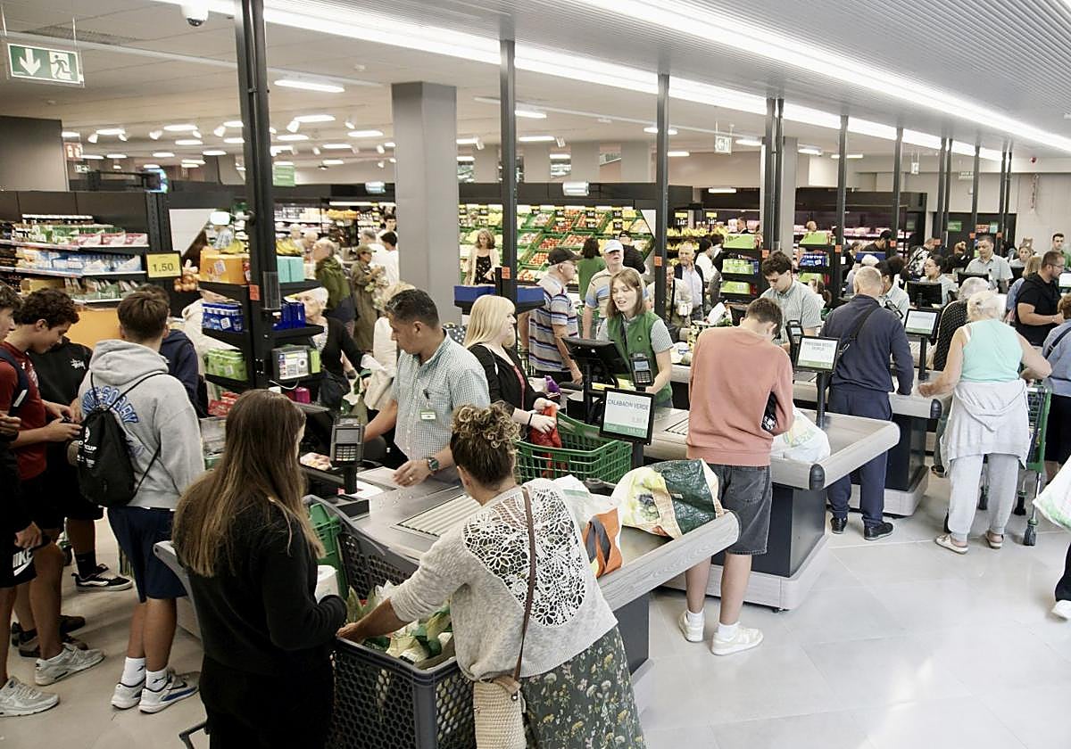 Un supermercado de Mercadona, en una imagen de archivo.