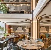 Uno de los espacios del restaurante valenciano nominado al premio de interiorismo.