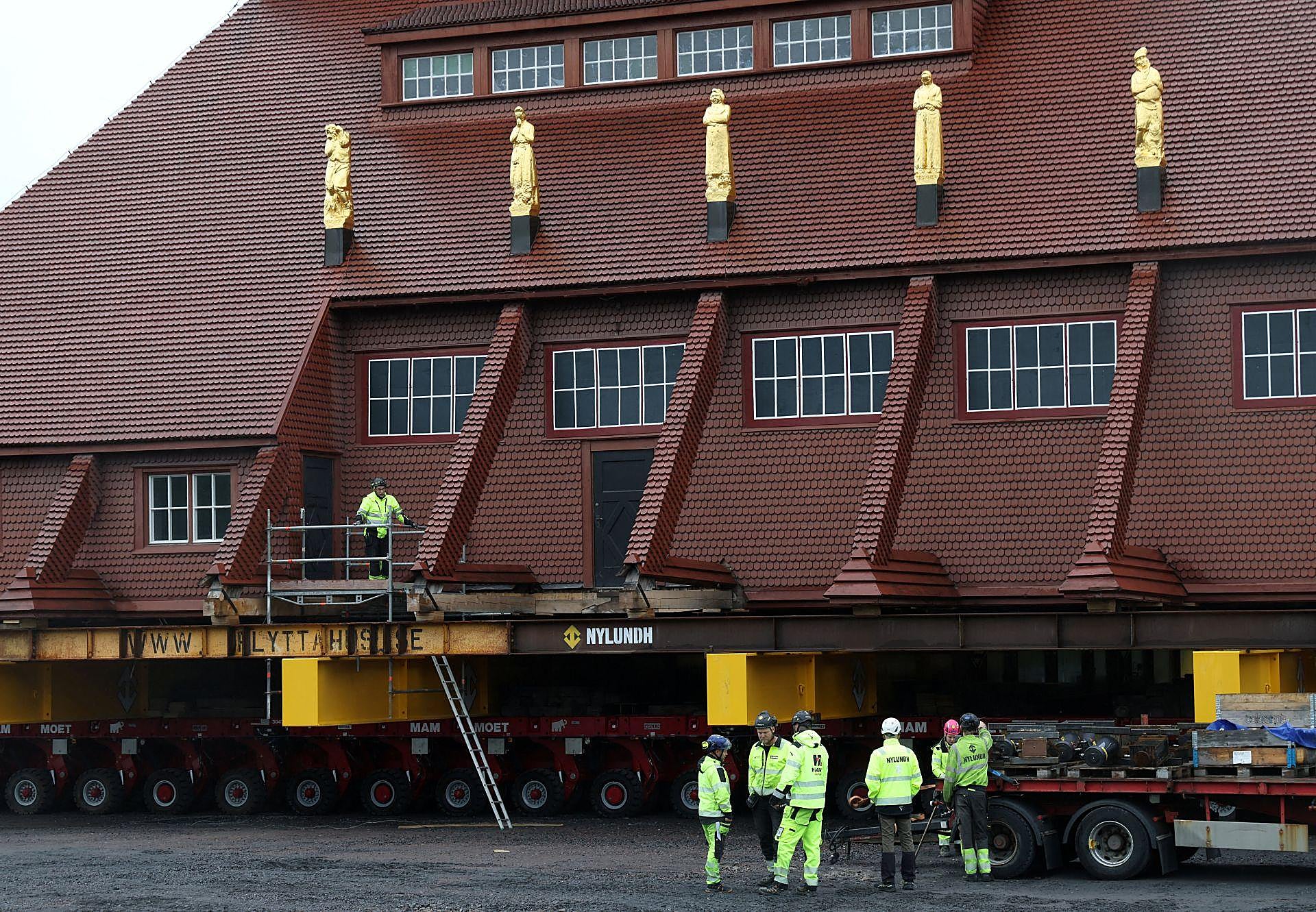 Traslado de la Iglesia de Kiruna, en Suecia