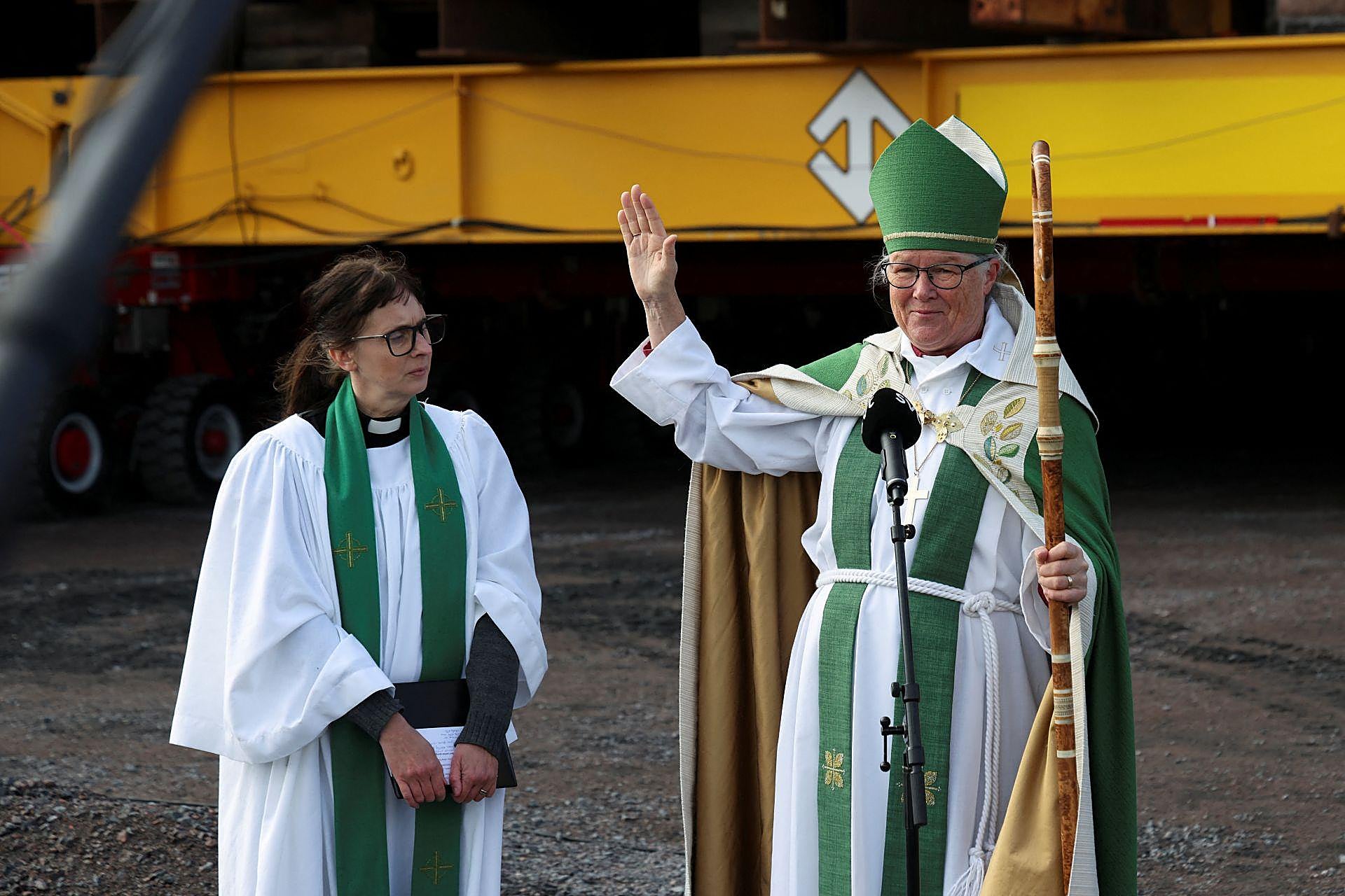 Traslado de la Iglesia de Kiruna, en Suecia
