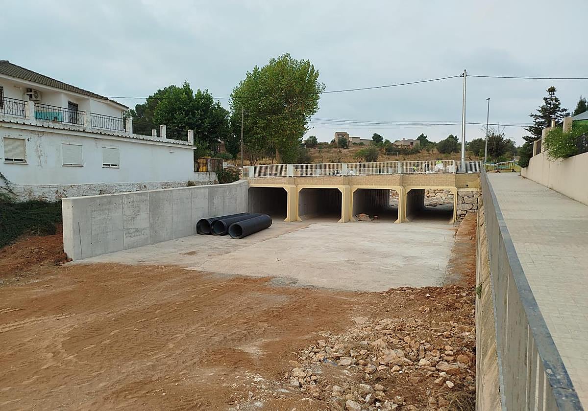 Reparación del puente de Siete Aguas.