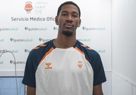 Kameron Taylor en las pruebas médicas.
