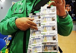 Un quiosco de la ONCE en una imagen de archivo.