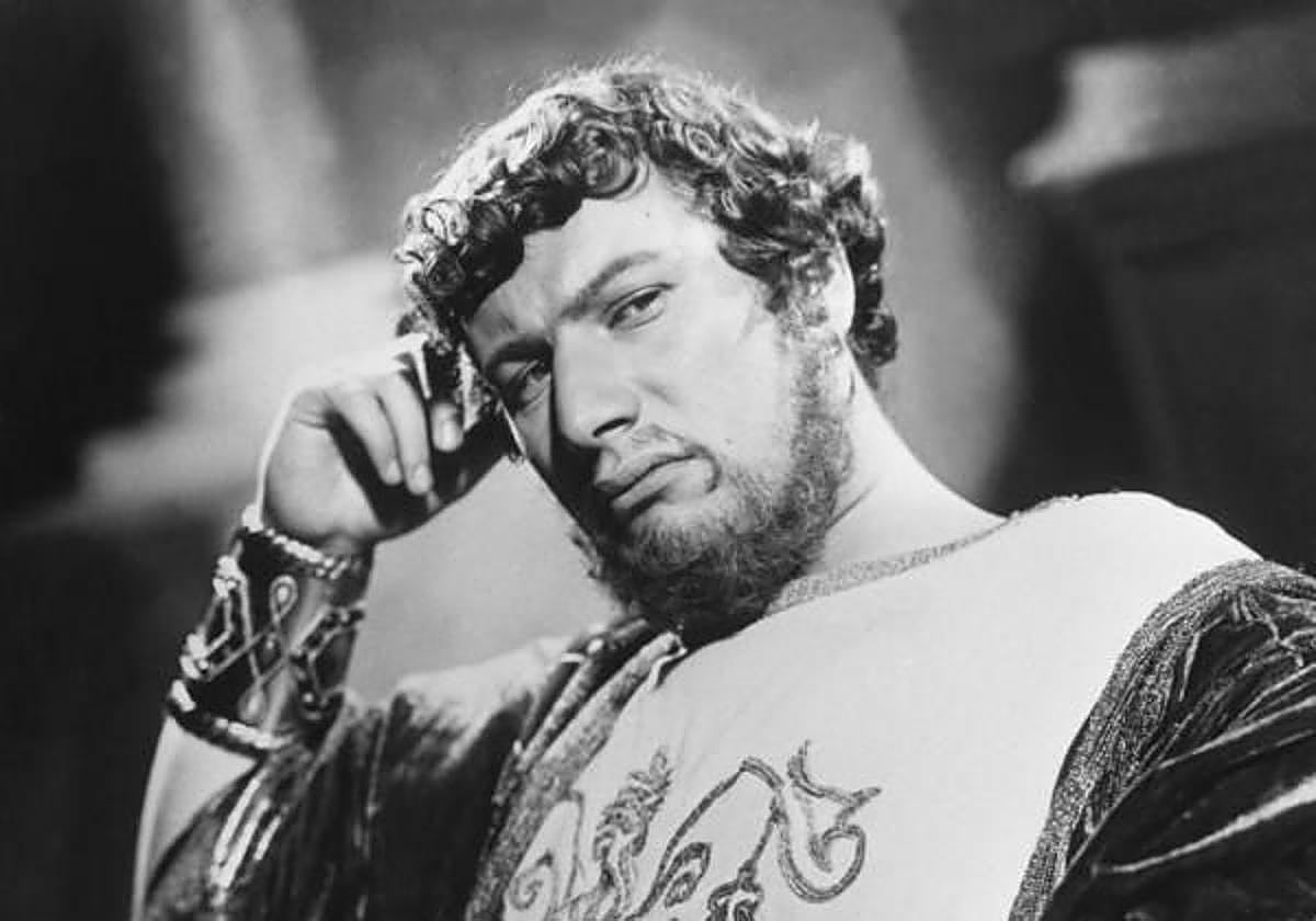 Peter Ustinov como el emperador Nerón en 'Quo Vadis'.