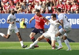 Unai García con el balón.
