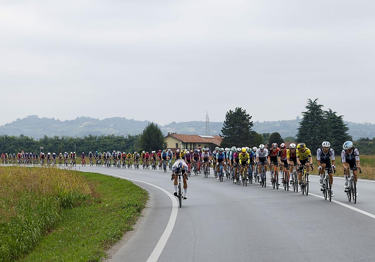 Etapa de la Vuelta a España por Italia.